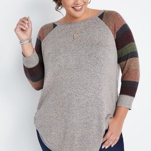 Maurices gray lightweight sweater